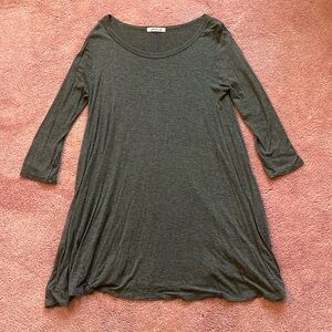 Gray Dress Flowy and Soft